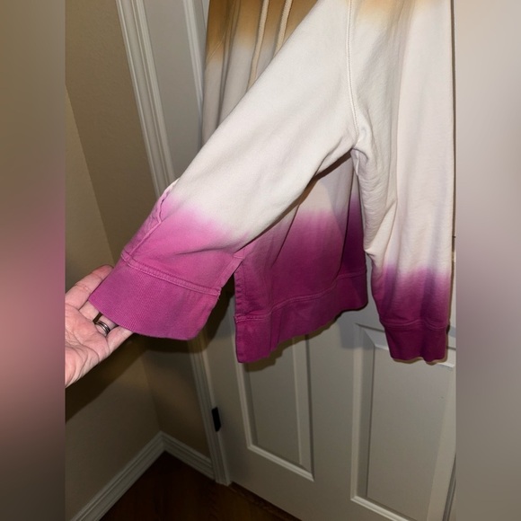 Universal Thread Plus Double Dip Dye Purple White Tan Sweatshirt Hoodie XXL - Picture 9 of 11